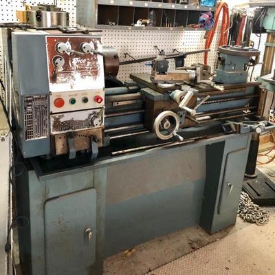 Large lathe machine