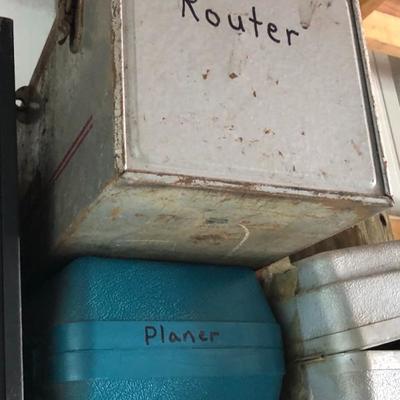  Several tools available including this router 