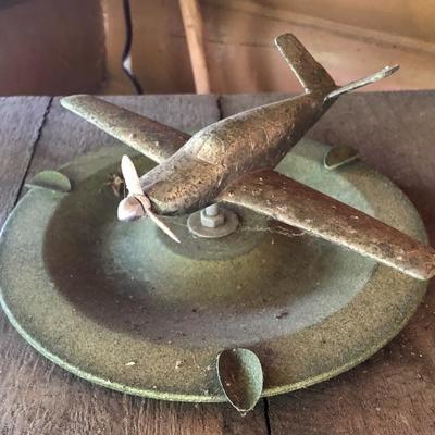  Vintage airplane ashtray 