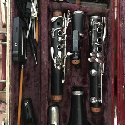 Two Clarinets One is a Buffet intermediate  other is a Selmer both have be recorked, re padded, & new reeds / Legere  
