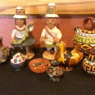 Latin American Southwestern Pottery Pieces