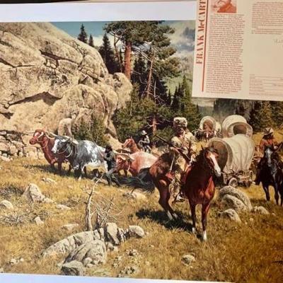 010 Frank C. McCarthy Signed Print In the Pass