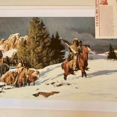 009 Frank C. McCarthy Signed and Numbered Print Before the Norther
