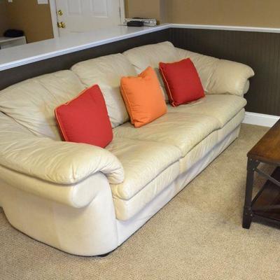 Capitol Furniture leather sofa