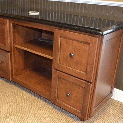 Marble top sideboard