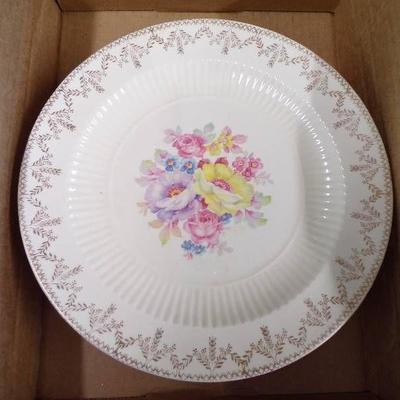 MATCHING PLATE BOWL LOT, SMALL PLATES TEA CUP LOT- ...