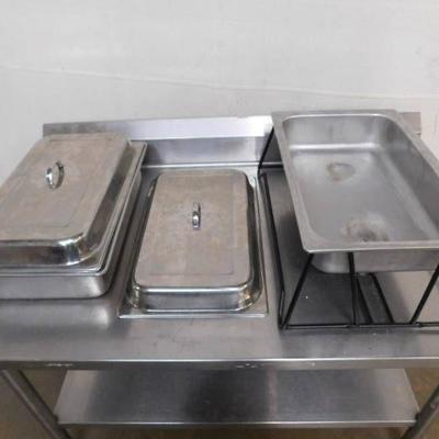 1 Chafer with Extra Pan Setup and Lid
