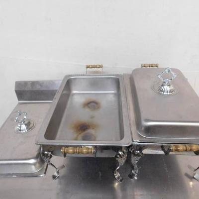 2 Stainless Steel Chafers
