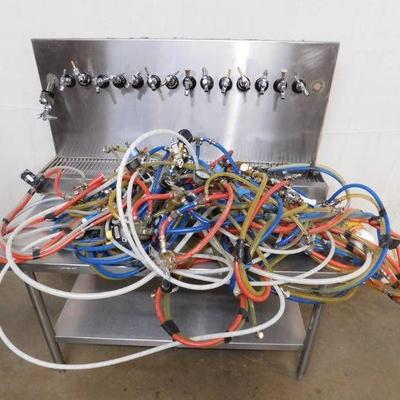Stainless Steel Wall Mountable 16 Tap Server with ...