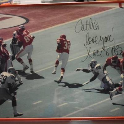 Large 16x20 Framed Marcus Allen Signed Photograph ...