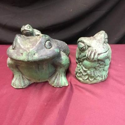 Sitting Frog Garden Decor Ceramic