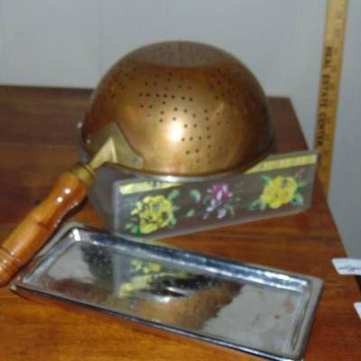 Rare Vintage Brass Strainer and More