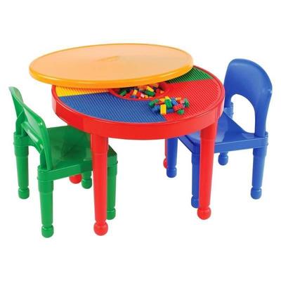 Kids Table and Chair Set Tot Tutors Round Plastic ...