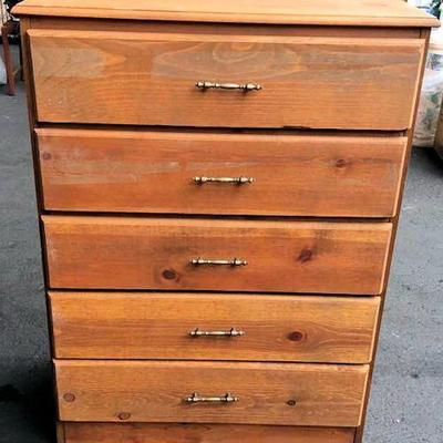 CFE012 Five Drawer Wooden Dresser 