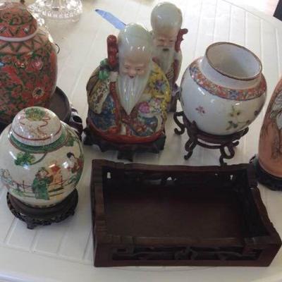 CFE099 Vintage Oriental Figurine Selection
