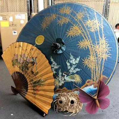 CFE057 Decorative Umbrella and Fans