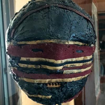Vintage Tribal Masks; New Guinea, Africa