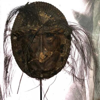 Vintage Tribal Masks; New Guinea, Africa