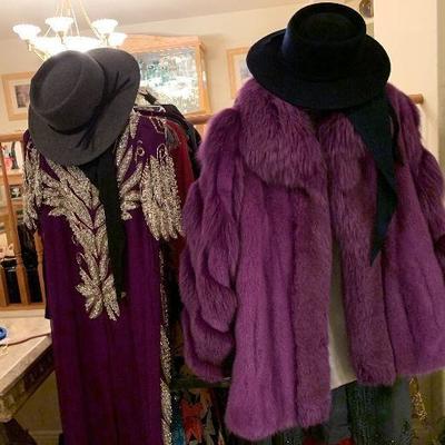 Purple fur is sold