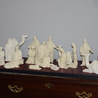 Nativity Set & Cabinet