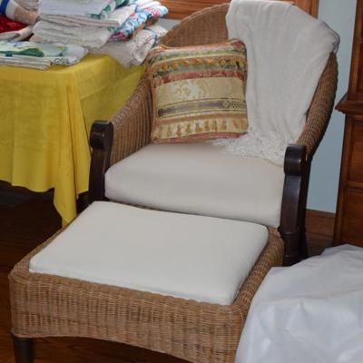 Side Chair & Ottoman