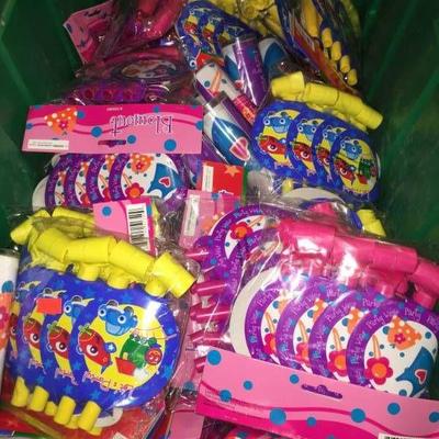 Kids Party Supplies - Hats, Bags, Blowers, Â…
