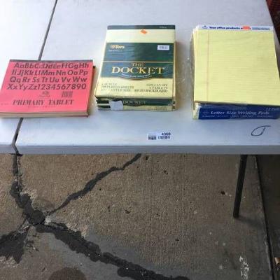 Legal Pads, Primary Tablets Lot