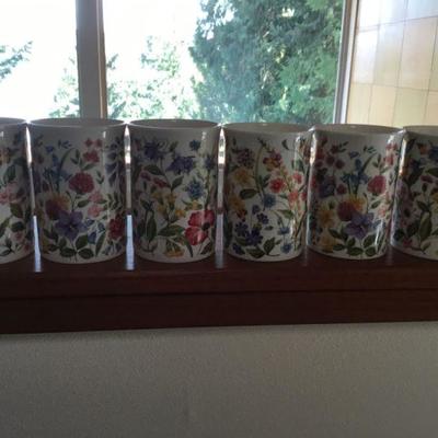 Floret by Roy Kirkham Bone China Mugs - England