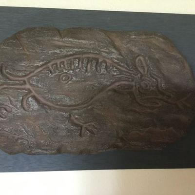 Running Dragon, Vancouver Island Petroglyphs - Reproduction