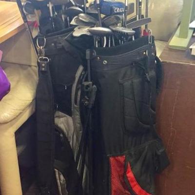 Golf Clubs and Bags
