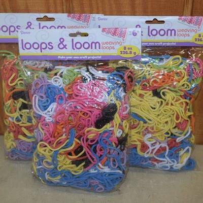 3 Bags Loops & Loom Weaving Loops..