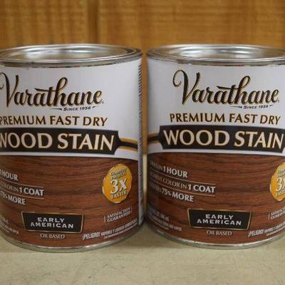 2 Quarts Varathane Premium Fast Dry Stain Rust-Ole ...