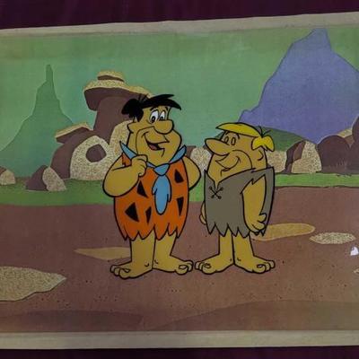 #1031: Fred Flinstone & Barney Rubble Animation Cell
Fred Flinstone & Barney Rubble Animation Cell measuring 8.5 