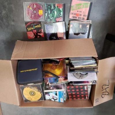#842: Box of Over 100 CD's including some DVD's
Box of Over 100 CD's including some DVD's