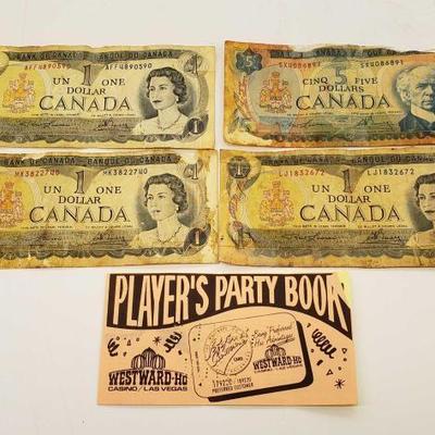#636: Canadian Dollars, Westward-Ho Casino Player's Party Book
Canadian Dollars, Westward-Ho Casino Player's Party Book