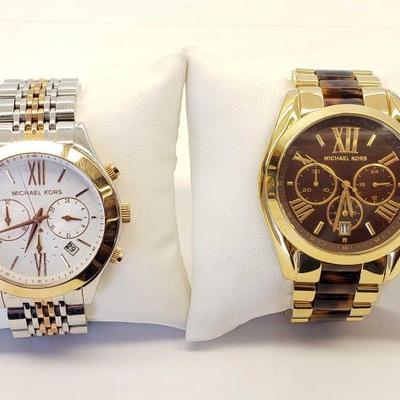 #671: 2 Michael Kors Watches, MK-5696, MK5763
2 Michael Kors Watches, MK-5696, MK5763
