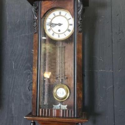 #954: Antique Wall Mount Clock 