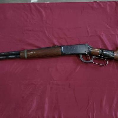 #783: Daisy MFG Model 1894 Pellet Rifle and Leather Pistol Holster
Number J041487