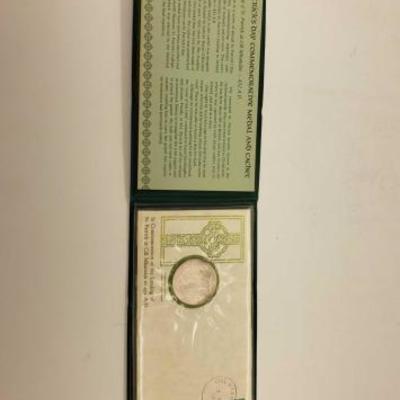 #602: 1972 St. PATRICK'S Day Commemorative Medal and Cachet
1972 St. PATRICK'S Day Commemorative Medal and Cachet
