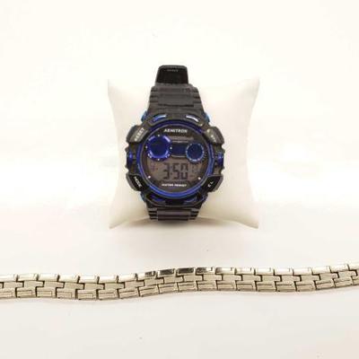 #686: Armitron Water Resistant Watch, Bracelet, Necklace with Pendant
Armitron Water Resistant Watch, Bracelet, Necklace with Pendant