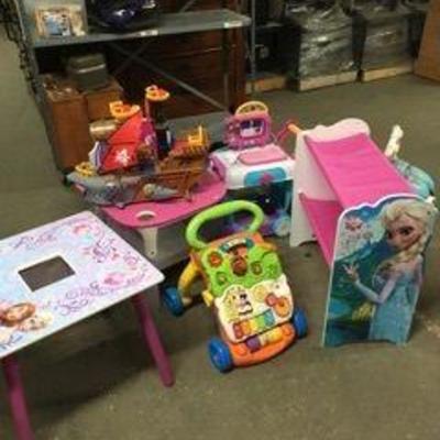 Lot of Childs Ride On, Push, Storage, Seat Items