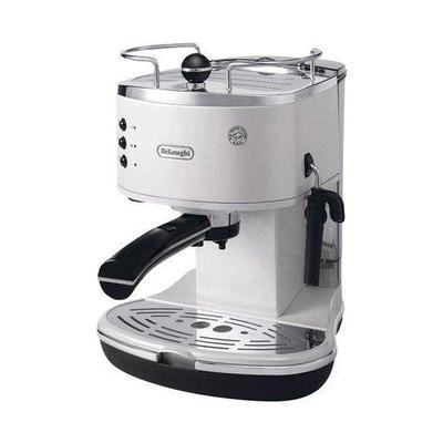 DeLonghi White Die-Cast Fully Automatic Espresso M ...