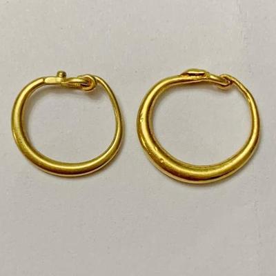 GOLD ROMAN EARRINGS - 1st Century AD - 2.5 grams - ...