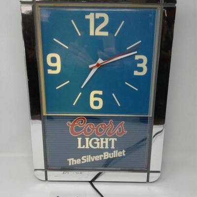 Coors Light Wall Clock