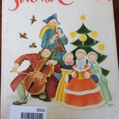 Vintage Christmas Song book