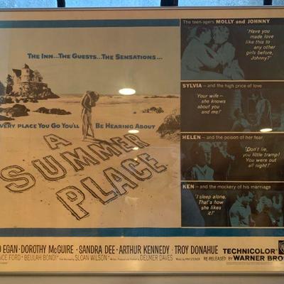 A Summer Place, Original 1963 Movie Poster