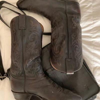 Men's Cowboy Boots, Frye Leather Bag
