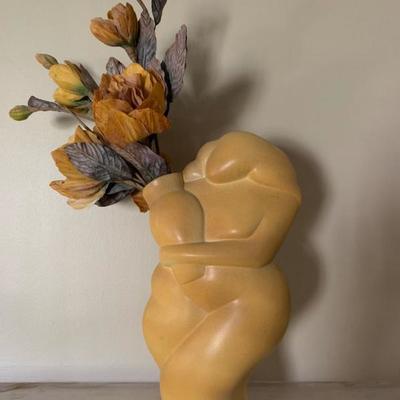 Donna Polseno Nude Woman Holding Vase with Vase