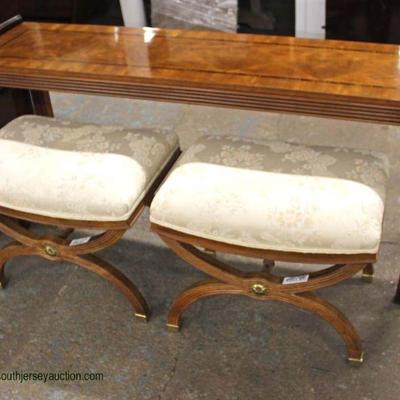  3 Piece Console Table with 2 Benches by Drexel Furniture

auction estimate $100-$300 â€“ located inside

  