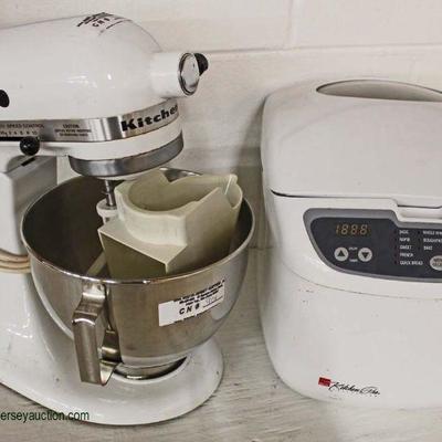  KitchenAid Mixer and Bread Maker

auction estimate $25-$50 each â€“ located inside 